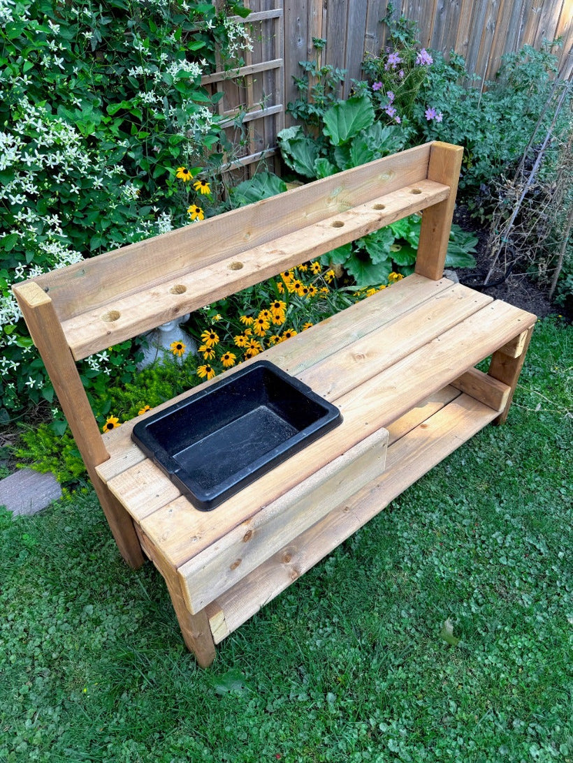 Toddler Messy Play Kitchen Pressure Treated