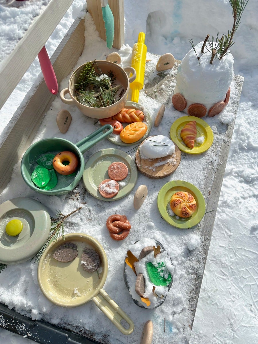 Green Bean Dinner Set In Net 22 Pcs