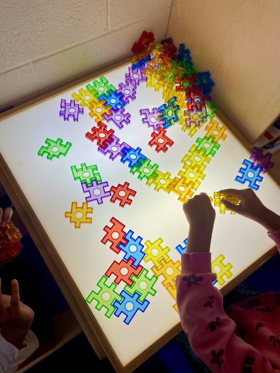 Excellerations Translucent Waffle Blocks 72 pcs