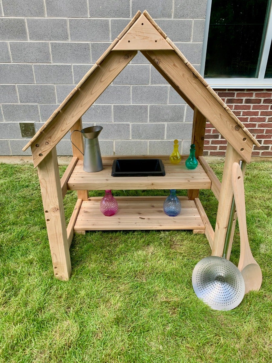 Messy Play Mud Kitchen House by Naturally Inspired Play