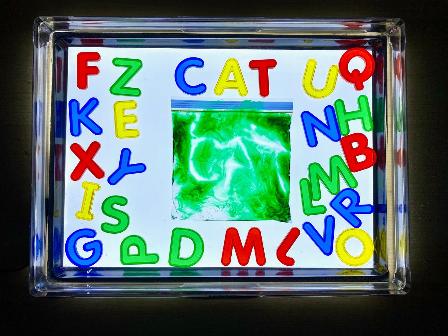 Mini Jars Transparent Letters and Number Set