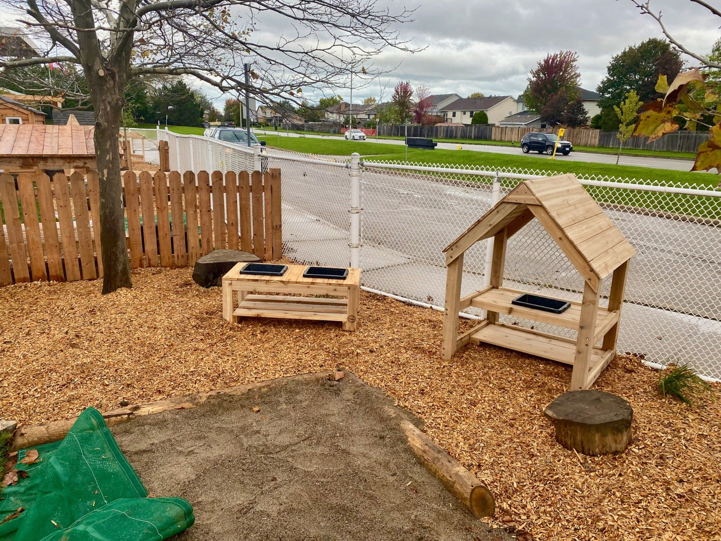 Messy Play Mud Kitchen House by Naturally Inspired Play