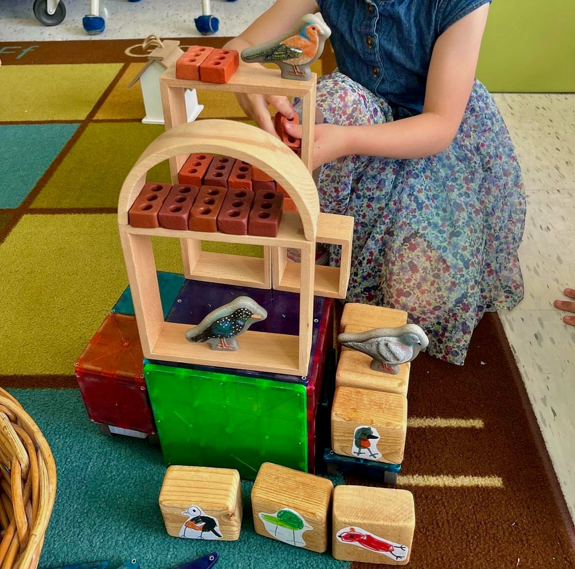 Sensory Play Stones Birds