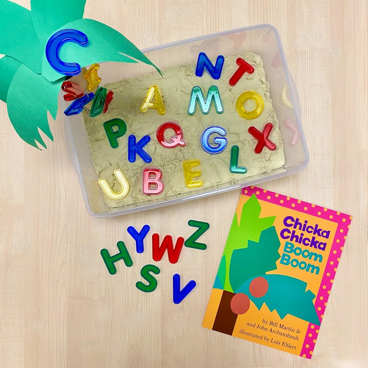 Mini Jars Transparent Letters and Number Set