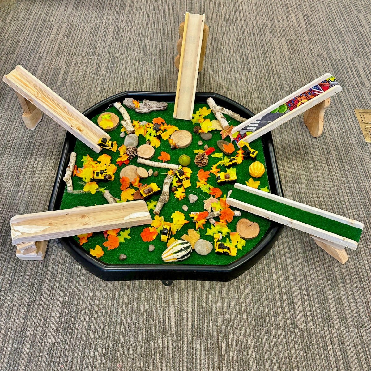 Mixed Surface Guttering Channels