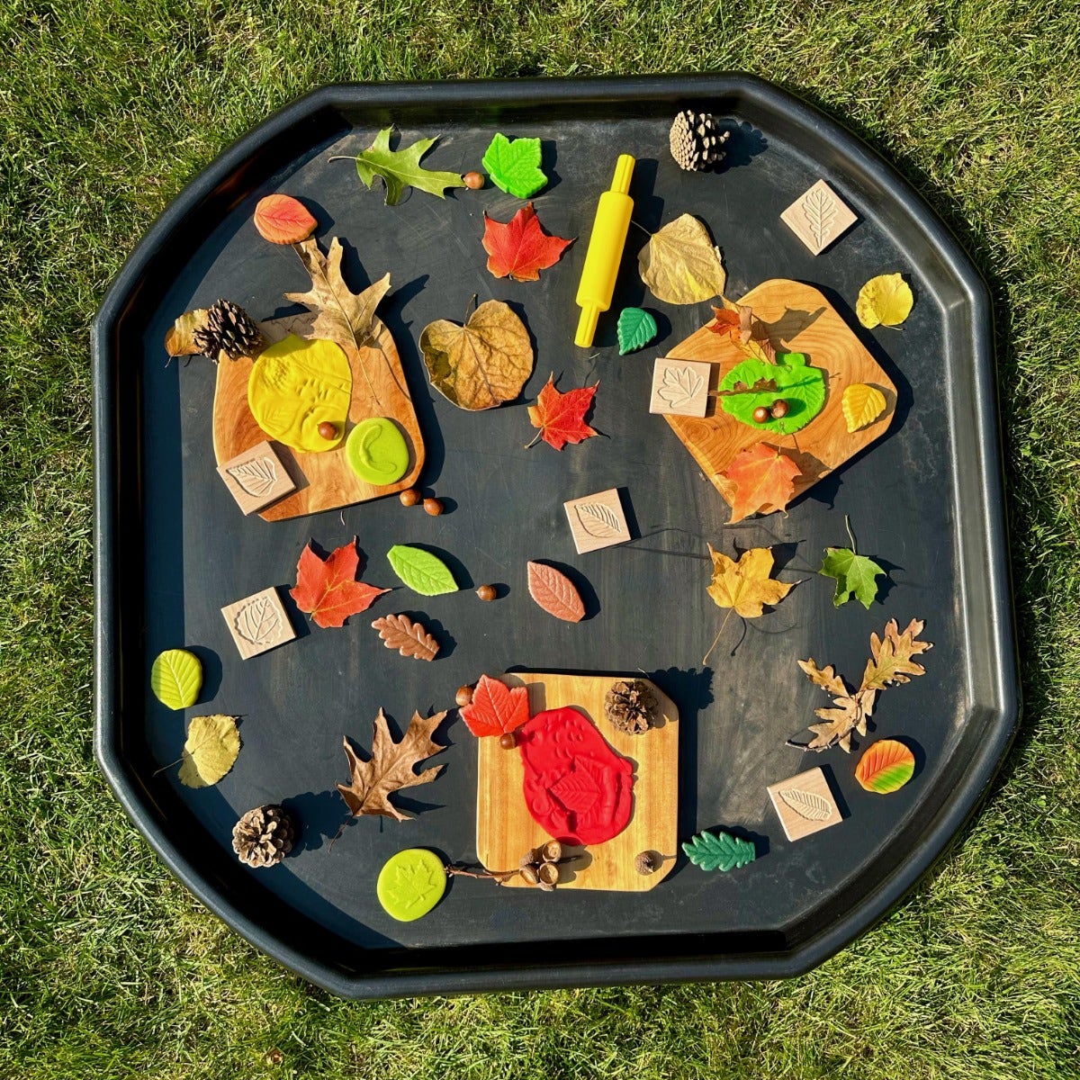 Match Me Sensory Leaf Tiles