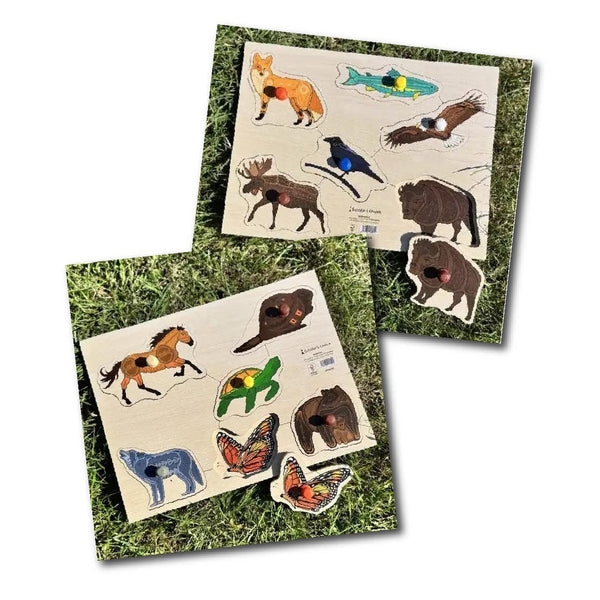 Indigenous Large Peg Puzzle Collection
