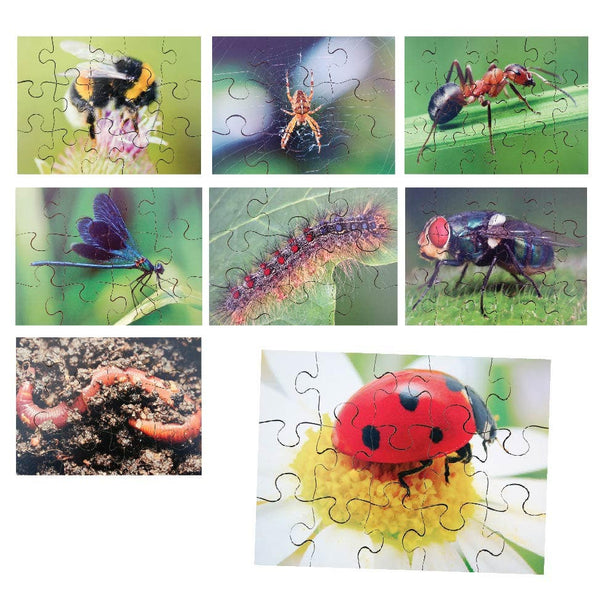 Insects Set of 8 Wooden Puzzles