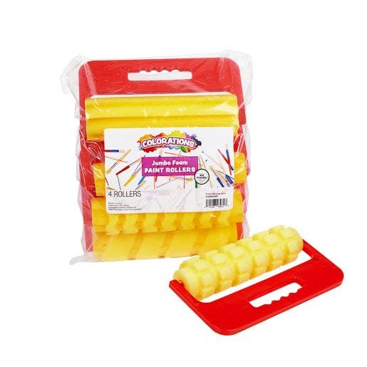 Jumbo Paint Rollers Set Of 4 Designs