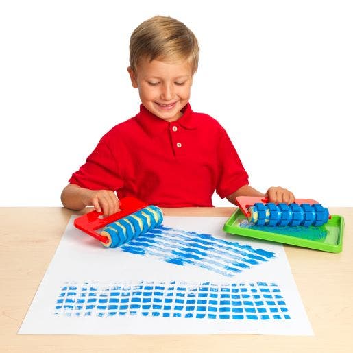 Jumbo Paint Rollers Set Of 4 Designs