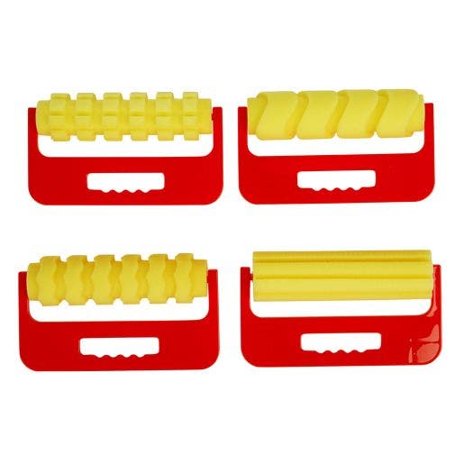 Jumbo Paint Rollers Set Of 4 Designs