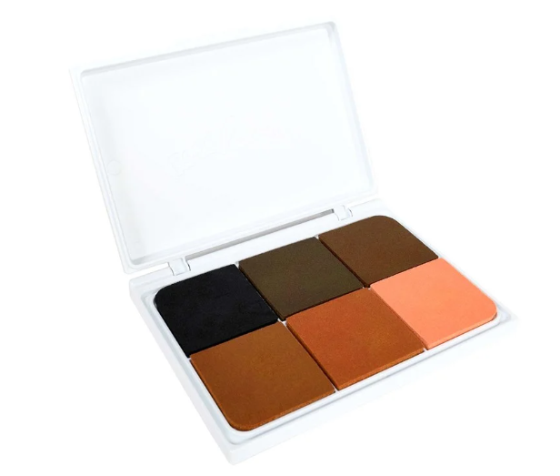 Jumbo Washable Stamp Pad 6-in-1 Skin Tones