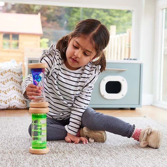 Wooden Sensory Liquid Cylinders 4pk