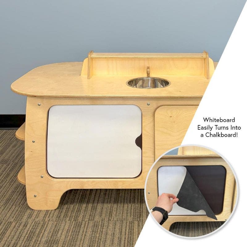 Woodlyn Island Kitchen for Preschoolers 46.5inL x 24inH
