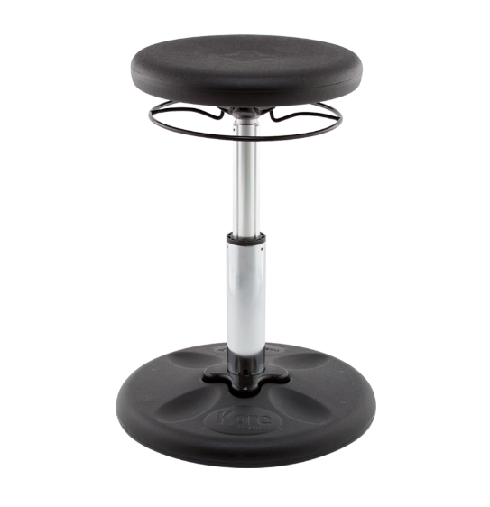 Kore Adjustable Wobble Chair 35-48cm Black
