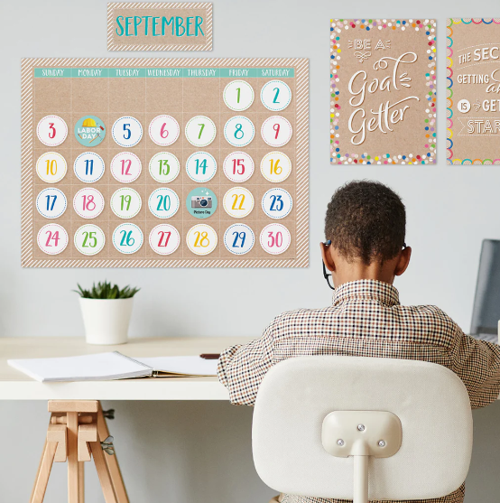Krafty Pop Calendar Set Bulletin Board