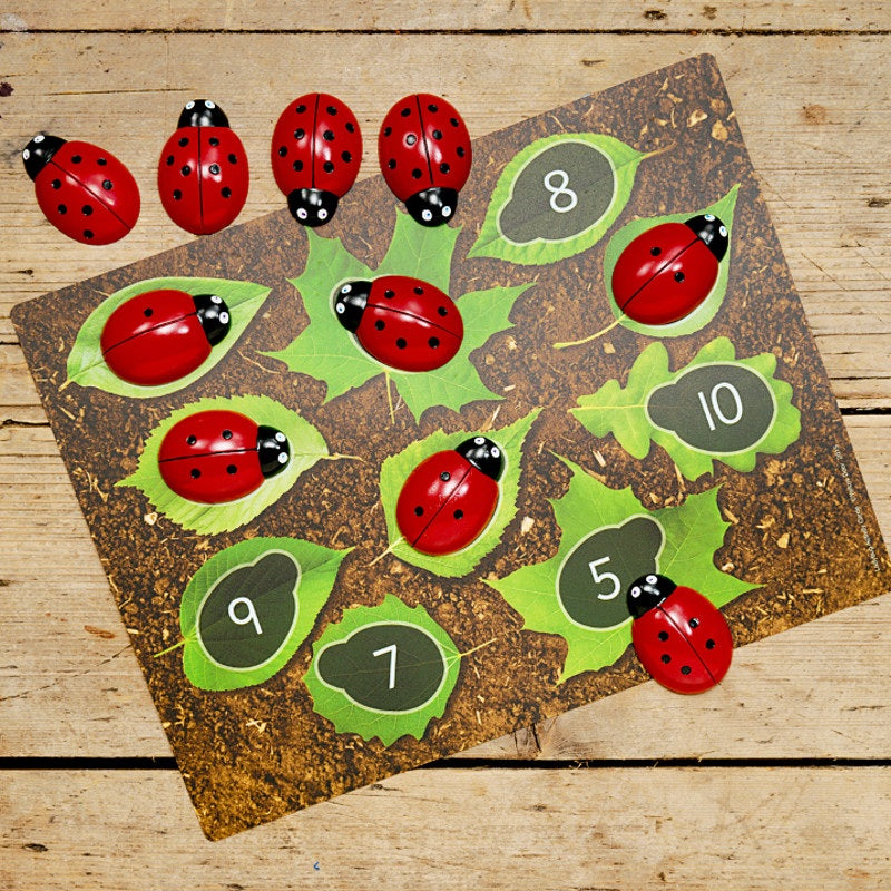Ladybugs Early Number Cards