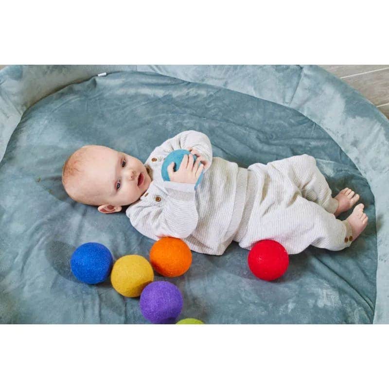 Large Rainbow Felt Balls