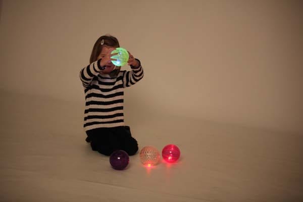Large Textured Sensory Light Ball Set - Pk4
