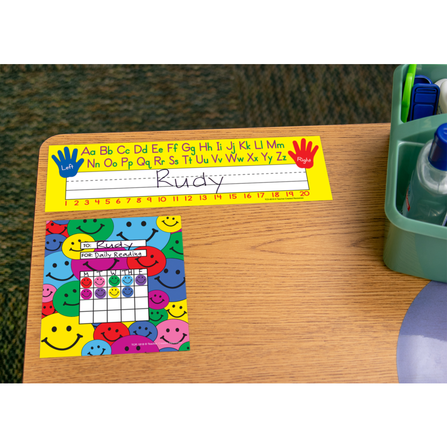 Left/Right Alphabet Flat Name Plates