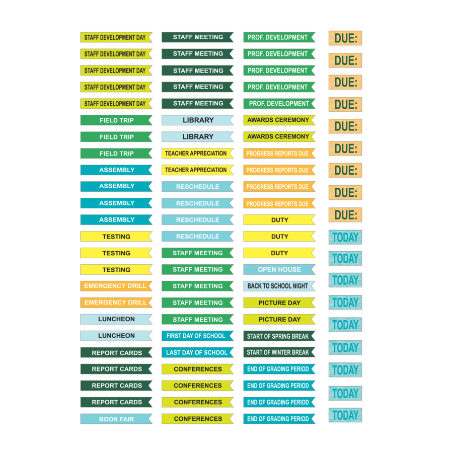 Lemon Zest Lesson Planner