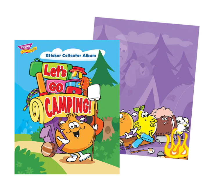 Let s Go Camping Sticker Collector Album - Large