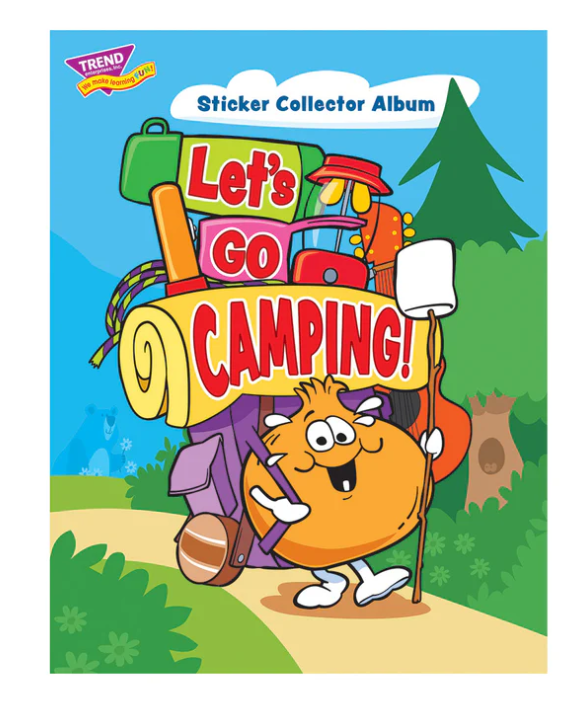 Let s Go Camping Sticker Collector Album - Large