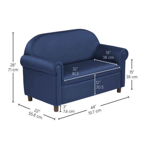 Little Lux Youth Sofa Navy