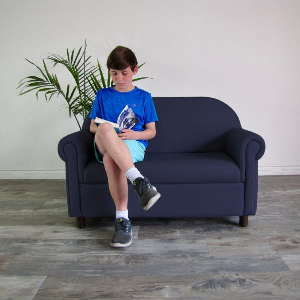 Little Lux Youth Sofa Navy