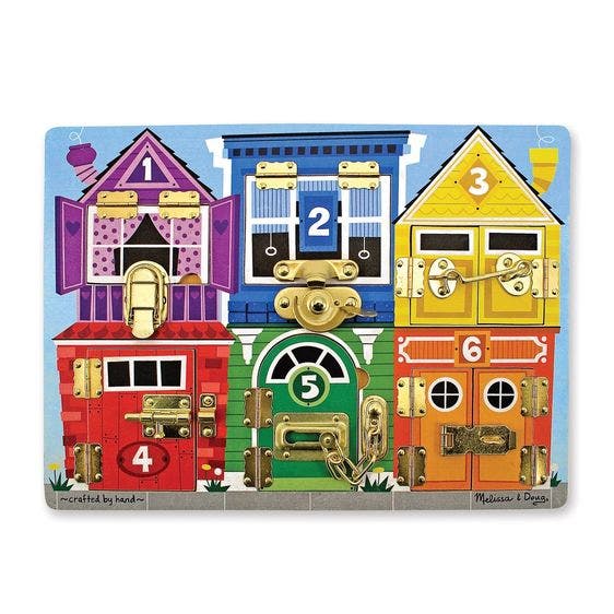 Locks & Latches Board Puzzle Melissa & Doug