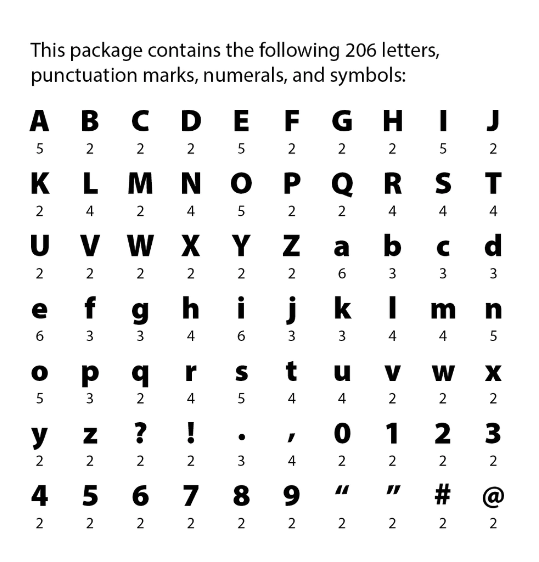 Loop-De-Loop Designer Letters