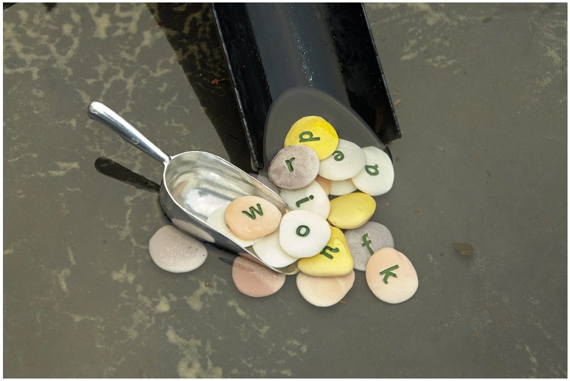 Lowercase Alphabet Pebble Set