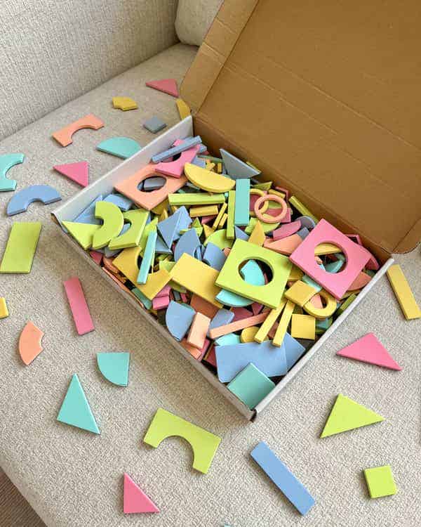Magic Shape Set Soft Foam Magnetic Shapes