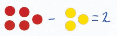 Magnetic Two Color Counters Red/Yellow set of 200