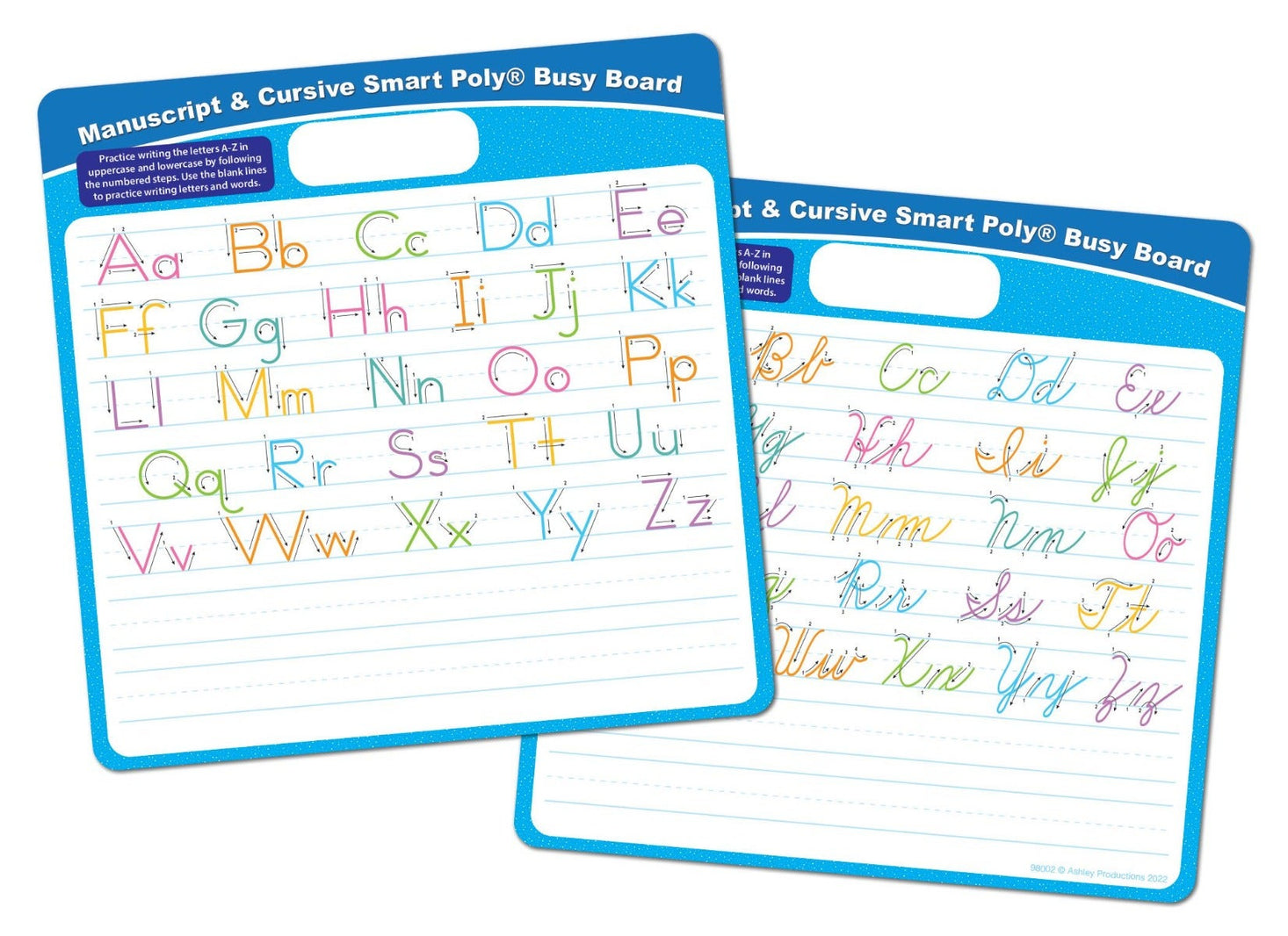Manuscript CursiveSmart Poly Educational Activity Busy Board