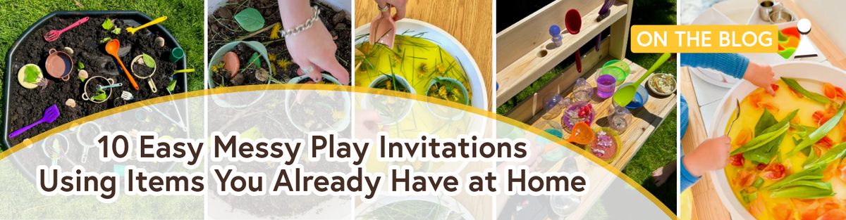 10 Easy Messy Play Invitations Using Items You Already Have at Home