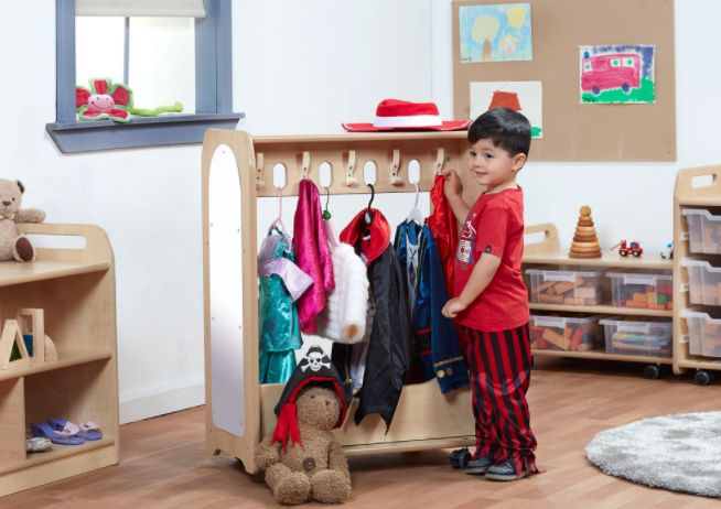 Toddler Mini Mobile Dress Up Trolley