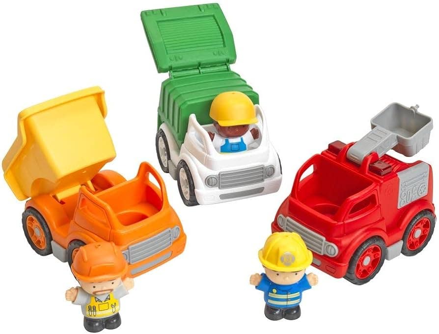 Mini Wheels Combo 3 Vehicles and 3 Figures