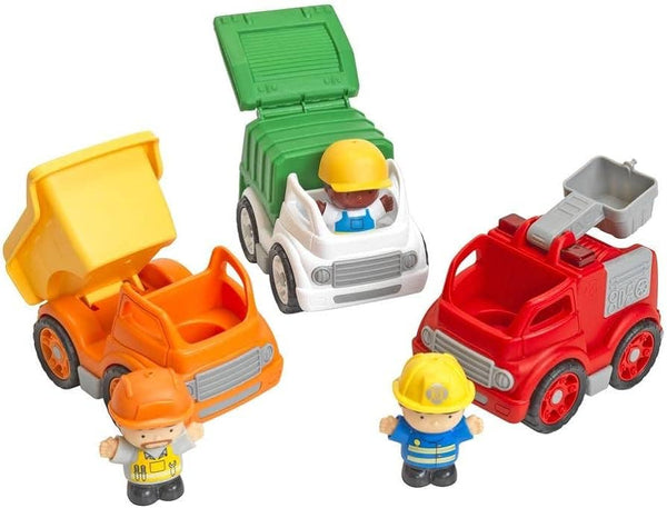 Mini Wheels Combo 3 Vehicles and 3 Figures
