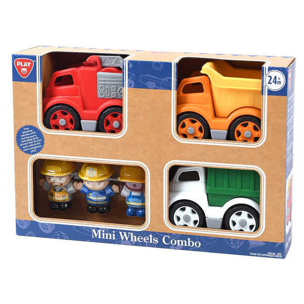 Mini Wheels Combo 3 Vehicles and 3 Figures