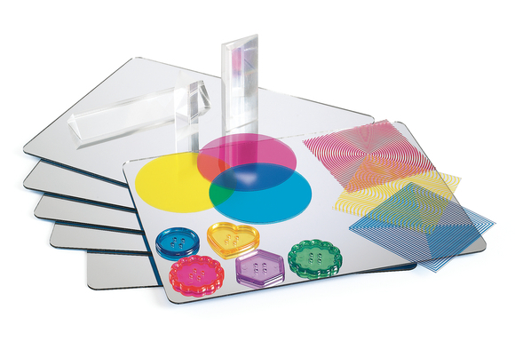 Acrylic Mirror Trays Set of 6