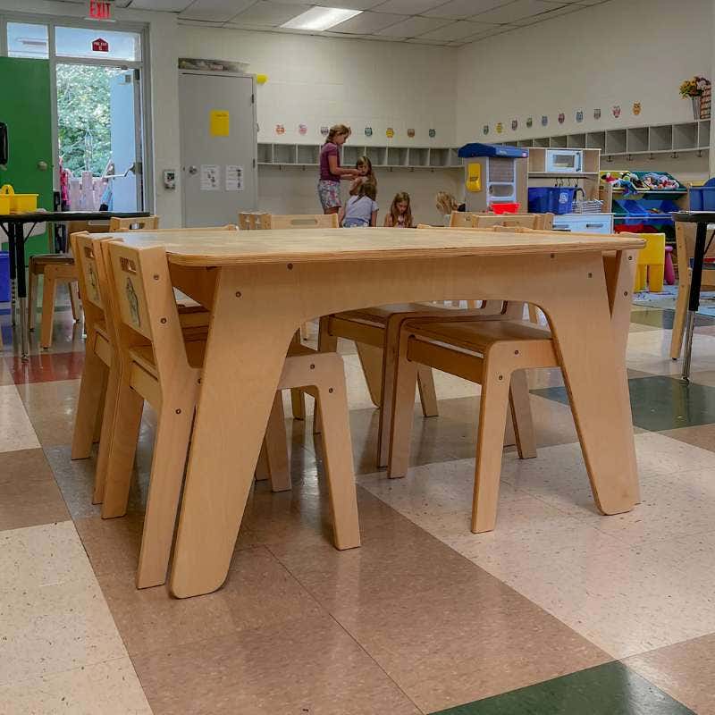 Large Square Top Mont Table 48x48x18