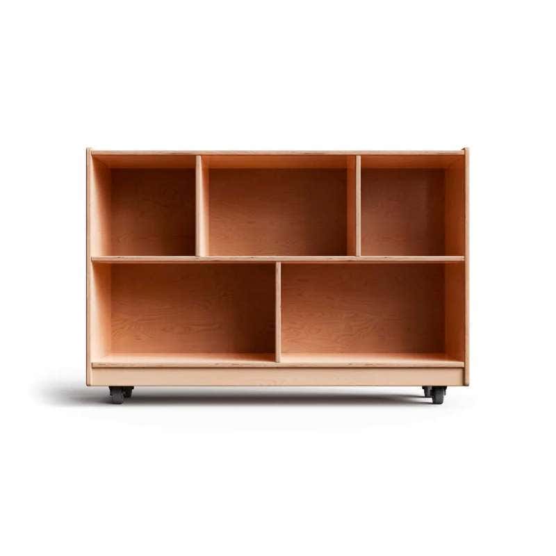 MontShelf One Shelf with Vertical Divider Birch Backed 30 x 48