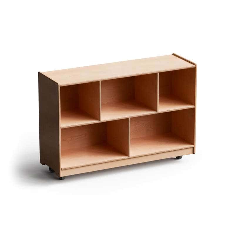 MontShelf One Shelf with Vertical Divider Birch Backed 30 x 48