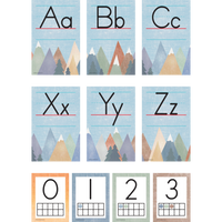 Moving Mountains Alphabet Bulletin Board