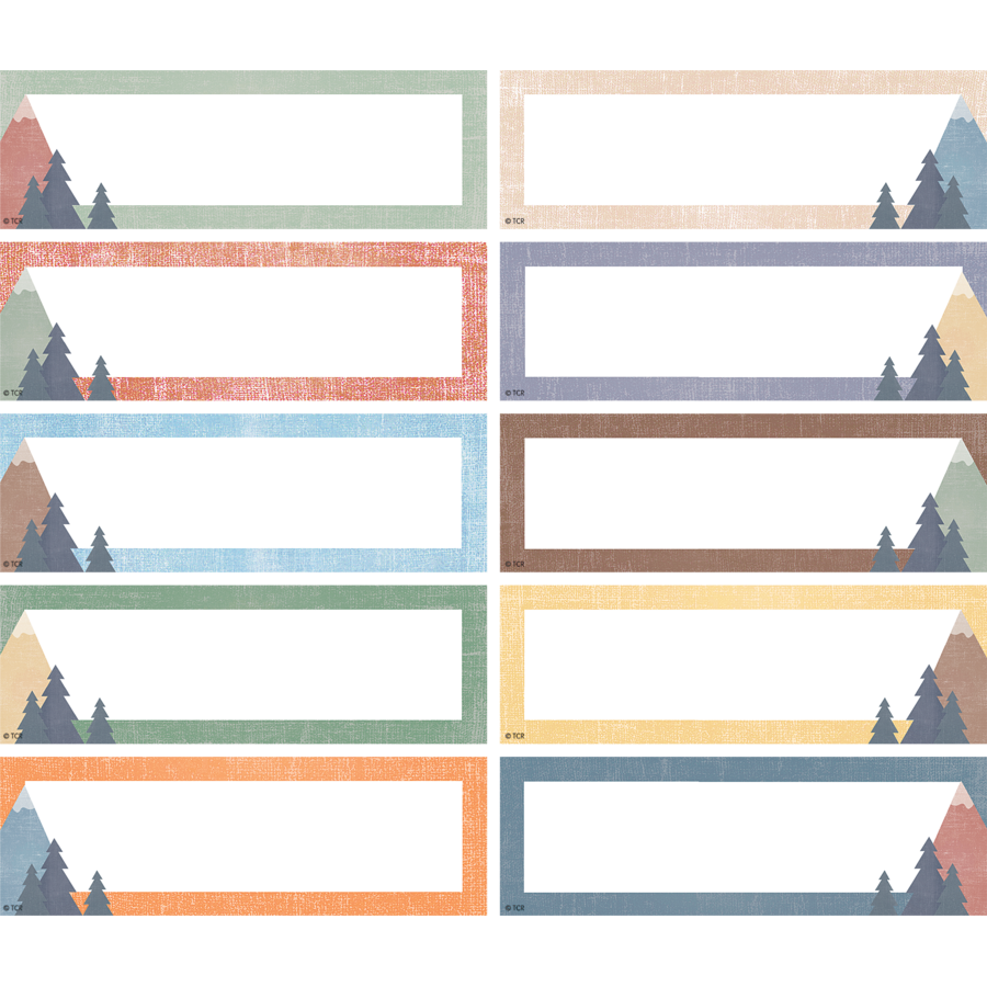 Moving Mountains Labels Magnetic Accents