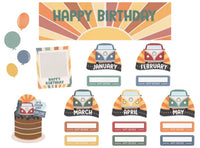 Moving Mountains Road Trip Happy Birthday Mini Bulletin Board