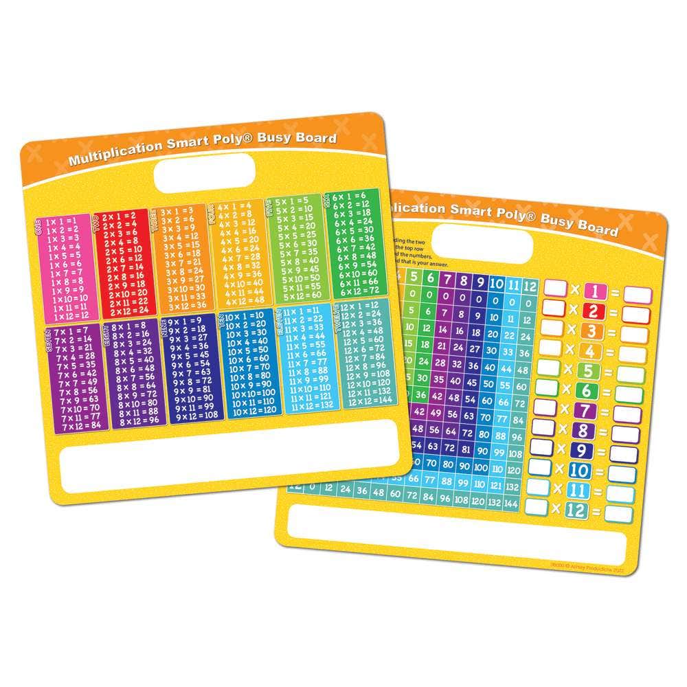 Multiplication SmartPoly Educational Activity Busy Board