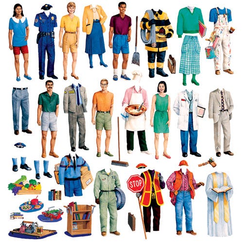 Community Helpers Flannel Kit
