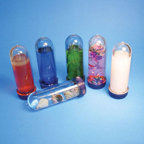 Sensory Bottles 5 Pack 100ml 6H x 1.5Dia